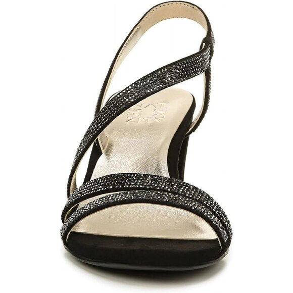 Naturalizer Womens Vanessa2 Strappy Open Toe Heeled Sandals Black 9M NIB - Picture 3 of 4